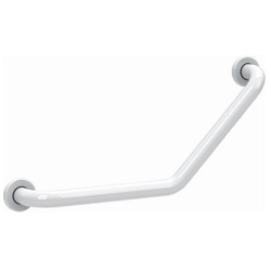 vendita online Corrimano angolare in acciaio laccato bianco l 30 cm. Sanitari e accessori per bagno Kdesign